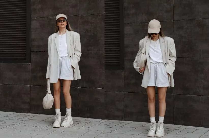 Beżowe spodenki stylizacje: Jak stworzyć modne i stylowe looki